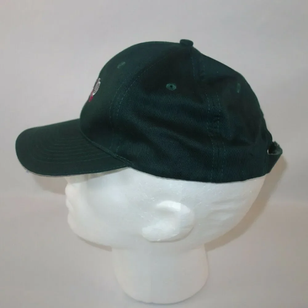 La Aluminum Casting Company Baseball Hat Cap Green Adjustable Strap OS Unisex